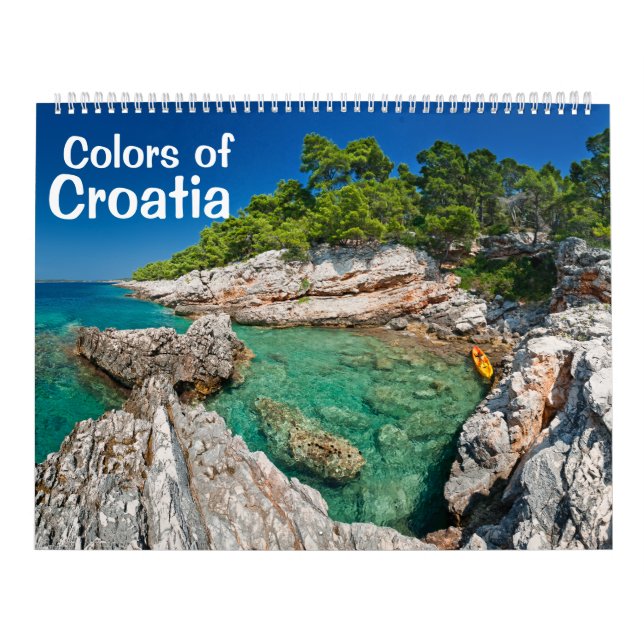 Calendrier Colors of Croatia photo calendar (Protection)