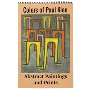 Calendrier Colors of Paul Klee Abstract Paintings and Prints