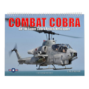 Calendrier COMBAT COBRA - hélicoptère d'attaque AH-1