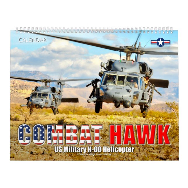 Calendrier COMBAT HAWK - Hélicoptère militaire américain H-60 (Protection)