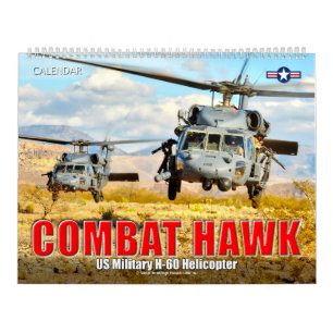 Calendrier COMBAT HAWK - Hélicoptère militaire américain H-60