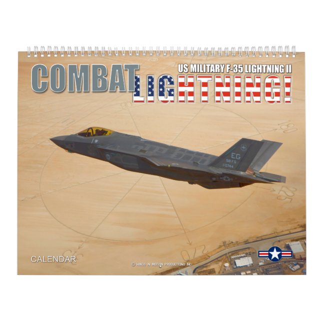 Calendrier COMBAT LIGHTNING ! - F-35 Lightning II de l'armée  (Protection)