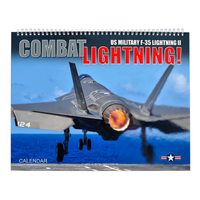 Calendrier COMBATÉ FULGURANT ! - F-35 Lightning II de l'armée (Protection)