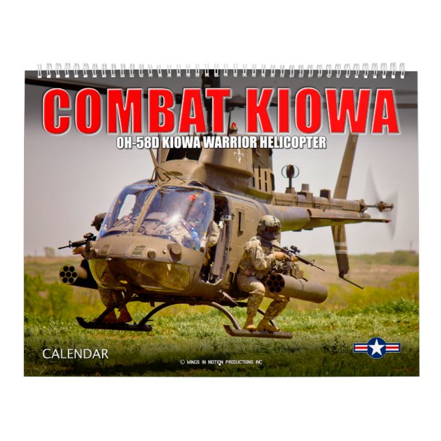 CALENDRIER COMBATTANT KIOWA - OH-58D KIOWA WARRIOR (Protection)