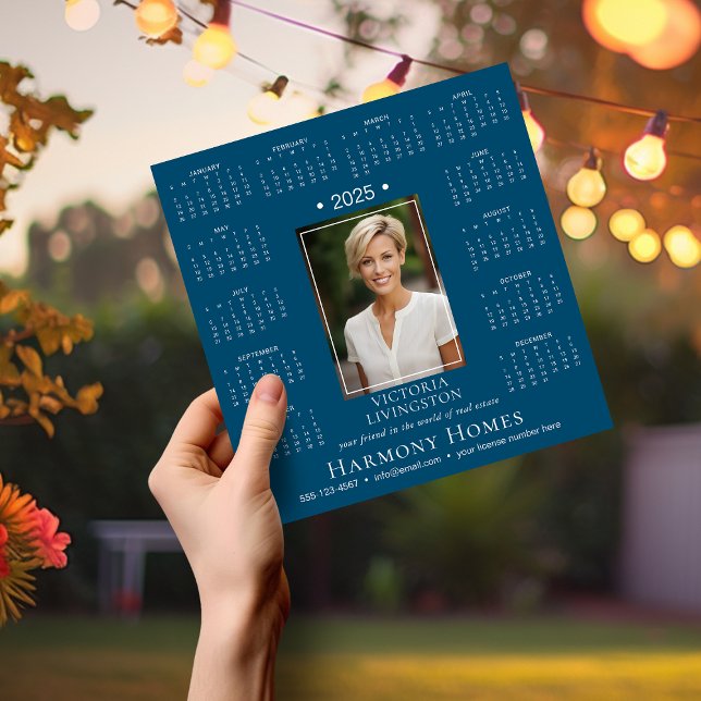 Calendrier commercial magnétique personnalisé 2025 (Créateur téléchargé)