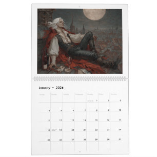 Calendrier Compagnons de Fanart de Baldur's Gate 2026