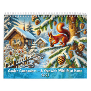 Calendrier Compagnons de jardin – Une année avec la faune à l