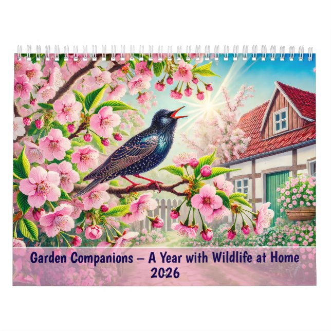 Calendrier Compagnons de jardin – Une année avec la faune che (Protection)