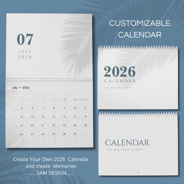 Calendrier Conception de Luxe Simple (Créateur téléchargé)