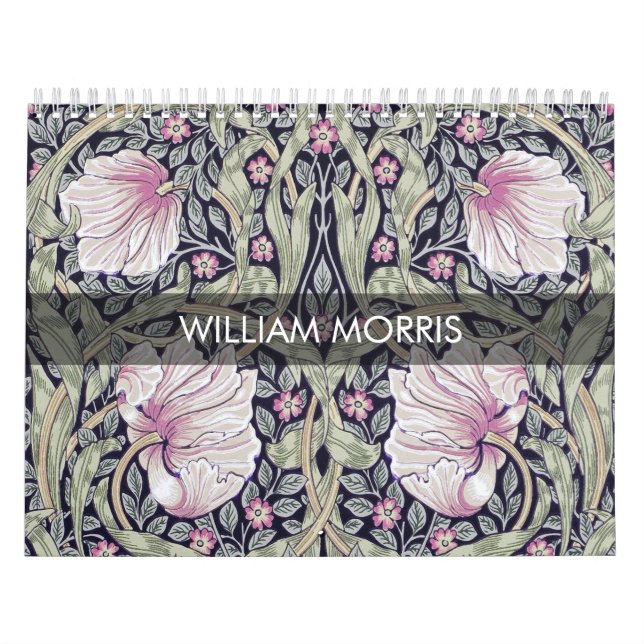 Calendrier Conception florale de William Morris (Protection)