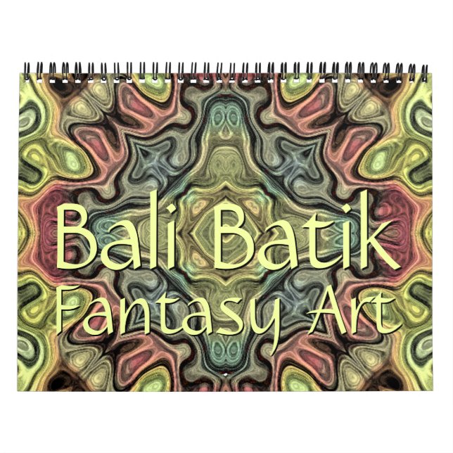 Calendrier Conceptions artistiques de fantaisie de motif de b (Protection)