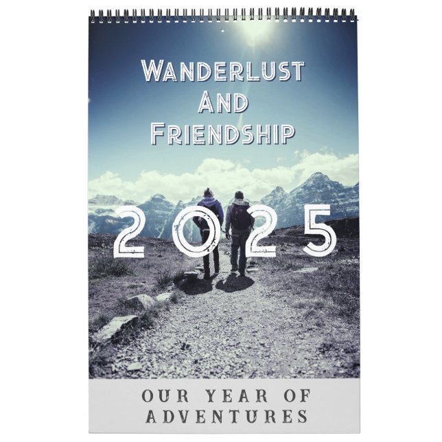 Calendrier Concevez votre propre 2025 Photo Friends Travel (Protection)