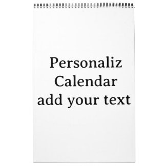 Calendrier Concevez votre propre Moyen personnalisé