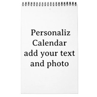 Calendrier Concevez votre propre page unique personnalisée