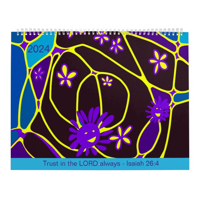 Calendrier Confiance En L'Éternel Toujours - Ésaïe 26:4 Calen (Protection)