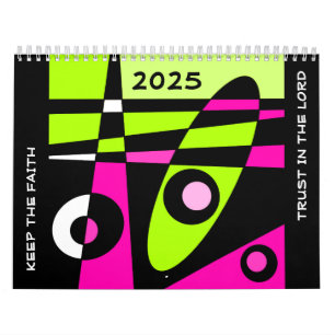 Calendrier Conserver La Foi - Confiance En L'Eternel (Vert Ro