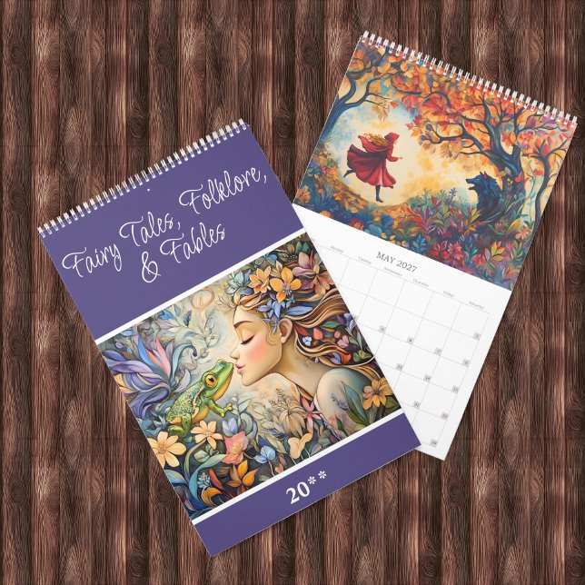 Calendrier Contes de Fées, Folklore, et Fables 2027 sur une S (Créateur téléchargé)