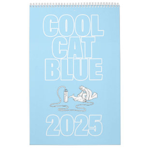 Calendrier Cool Cat Blue 2025