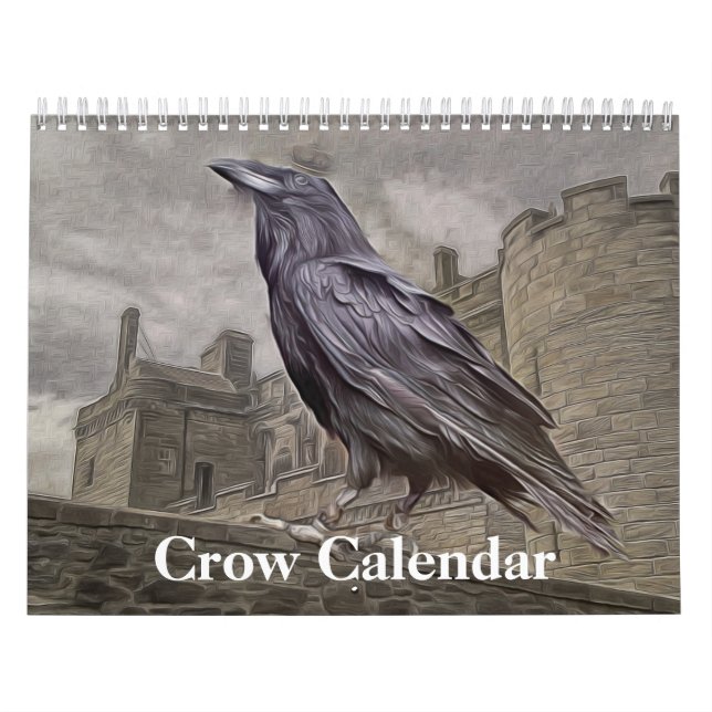 Calendrier Corbeau 2025 (Protection)