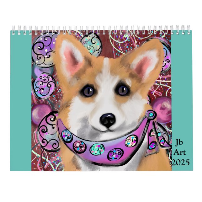 Calendrier Corgi (Dos)
