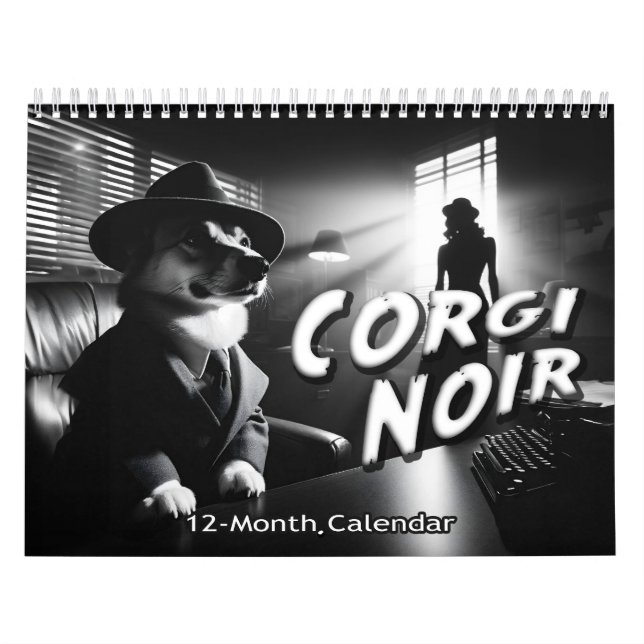 Calendrier Corgi Noir (Protection)