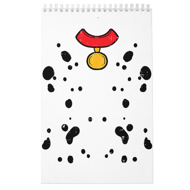 Calendrier Costume Dalmatien Drôle Halloween Chien Chien Chie (Protection)