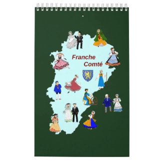 Calendrier Costumes traditionnels de la Franche -Comté