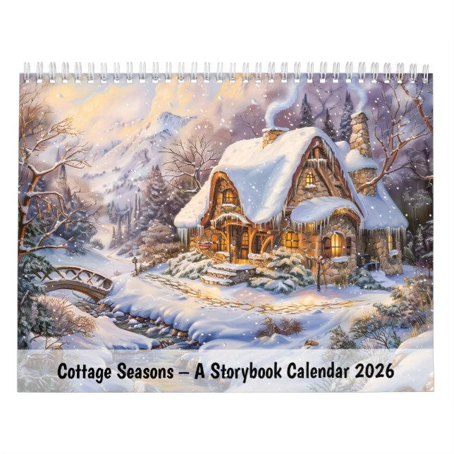 Calendrier Cottage Seasons – A Storybook Calendar 2026 (Protection)