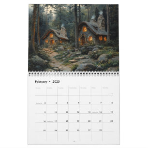 Calendrier Cottages de la forêt de bois