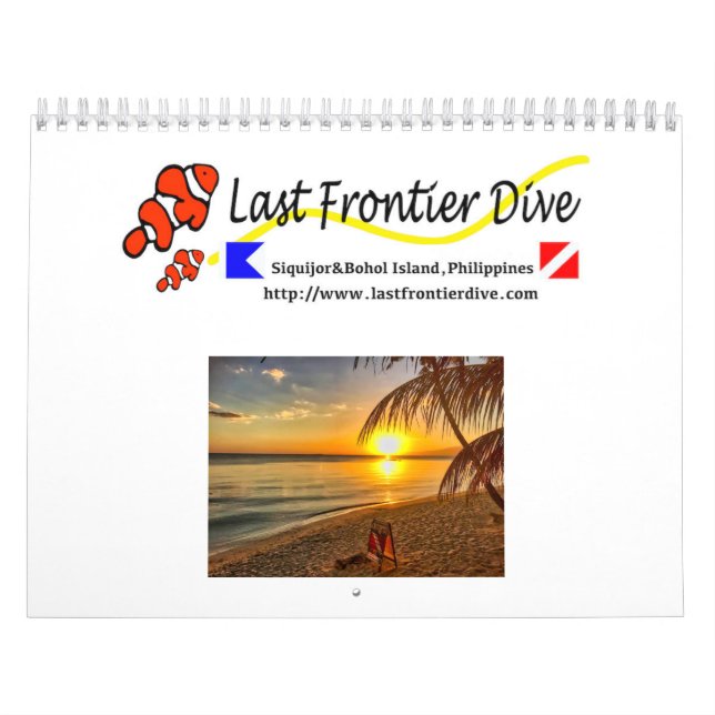 Calendrier Coucher de soleil de Siquijor Taille S-L (Protection)