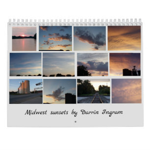 Calendrier Couchers de soleil du Midwest