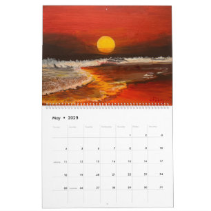 Calendrier Couchers de soleil par l'artiste Gary Poling