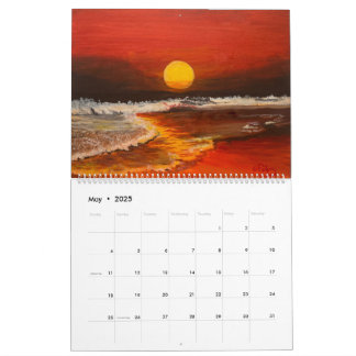 Calendrier Couchers de soleil par l'artiste Gary Poling