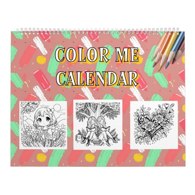 Calendrier Couleur | Coloration amusante pour adultes (Protection)