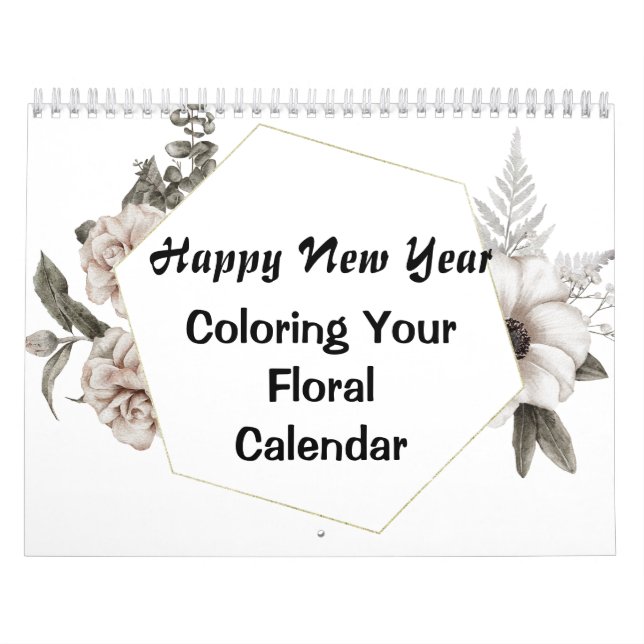 Calendrier Couleur pour Adulte, Couleur de votre propre calen (Protection)