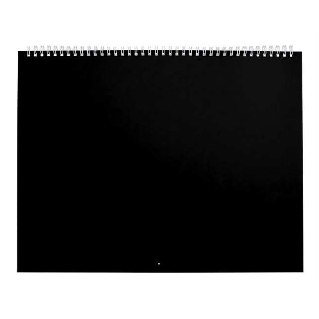 Calendrier Couleur unie personnalisable (Protection)