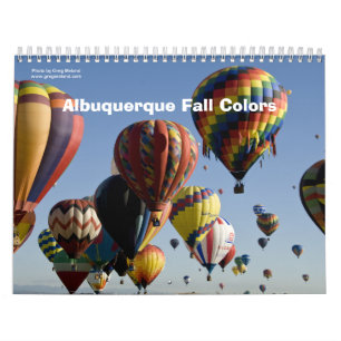 Calendrier Couleurs d'automne d'Albuquerque