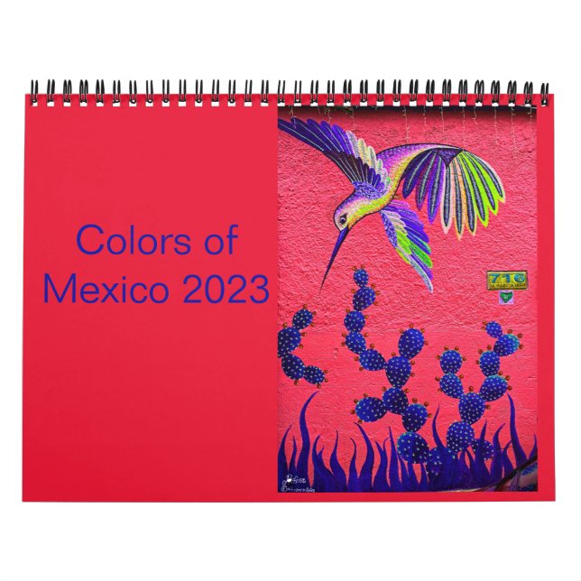 Calendrier Couleurs de Oaxaca 2023 (Protection)