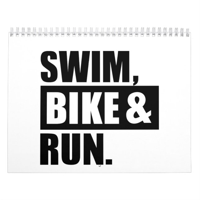 Calendrier Course de vélo de bain (Protection)