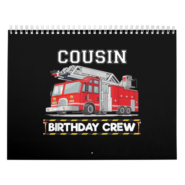 Calendrier Cousin Anniversaire Équipage correspondant Famille (Protection)
