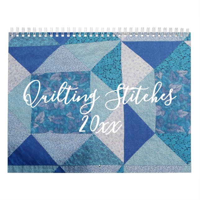 Calendrier Couverture de quilt modifiable Photographie sur to (Protection)