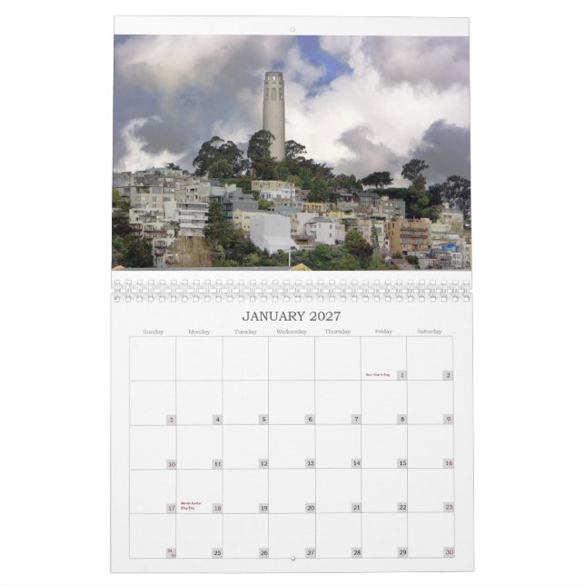 Calendrier COUVREZ la copie 5, S.F PAR MON BOYD de la (Jan 2027)