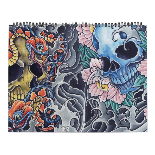 Calendrier « Crânes Tatto " (Protection)