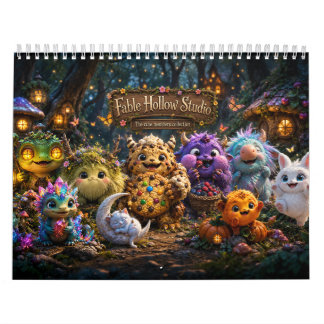 Calendrier Créatures Mignonnes de Fable Hollow Studio