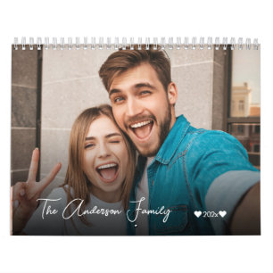 Calendrier Créer votre propre photo de famille personnalisée