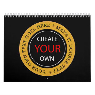 Calendrier Créez votre propre 2026 personnalisé, de marque / 