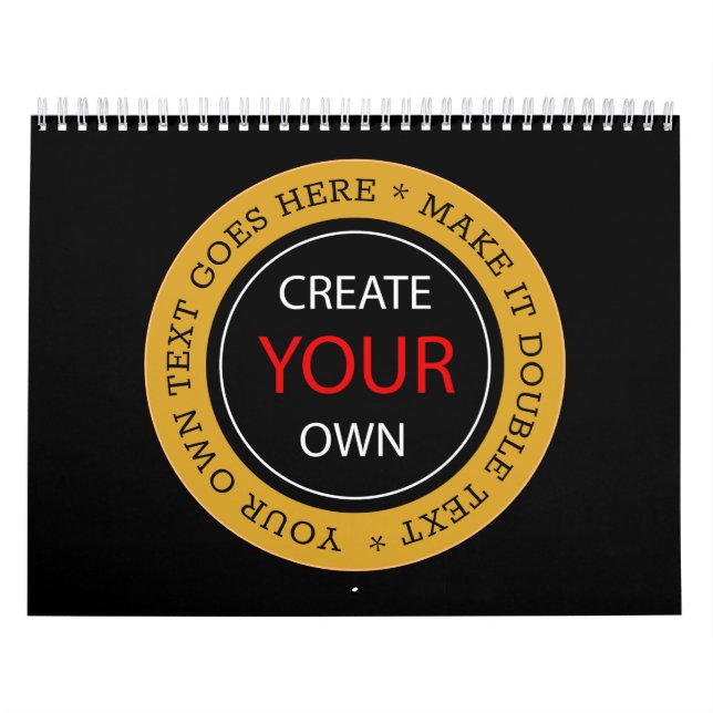 Calendrier Créez votre propre 2026 personnalisé, de marque /  (Protection)