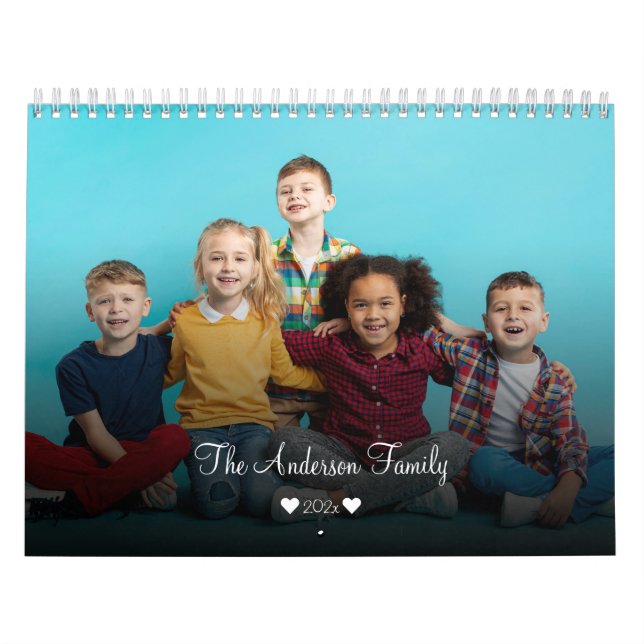 Calendrier créez votre propre collection photo personnalisée  (Protection)