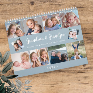 Calendrier Créez Votre Propre Écriture Moderne de Famille de 