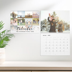 Calendrier Créez votre propre famille de photos personnalisée
